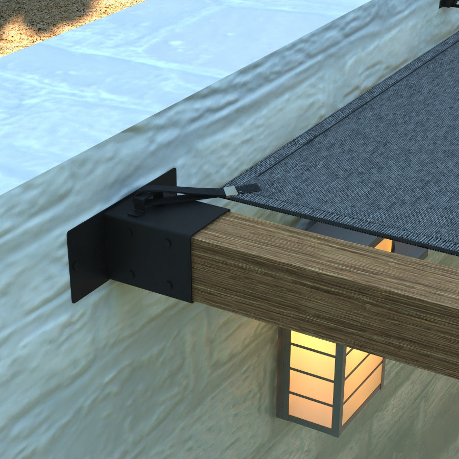 PERGOLA TOP SHADE WITH STRAPS