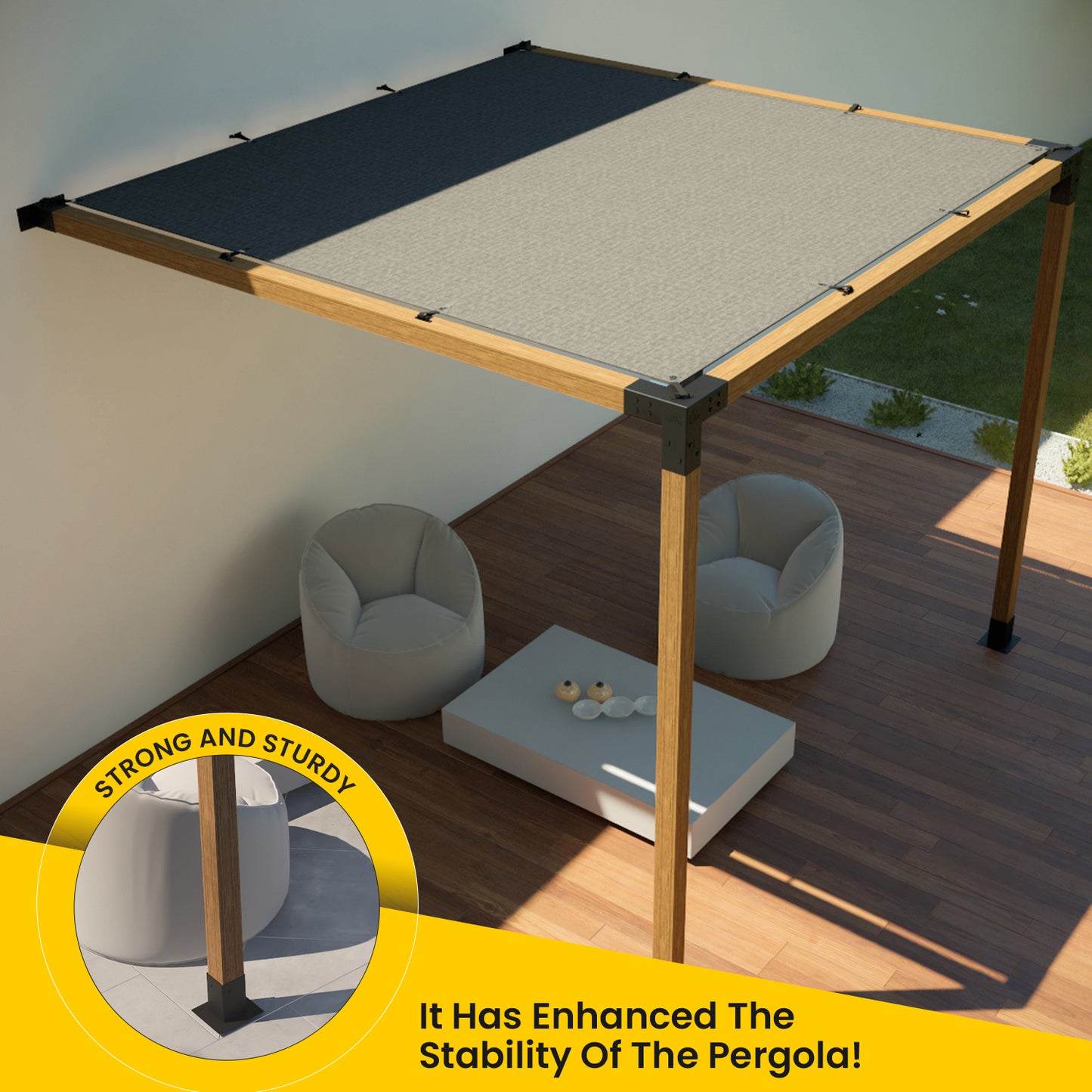 WALL MOUNT DIY PERGOLA KIT