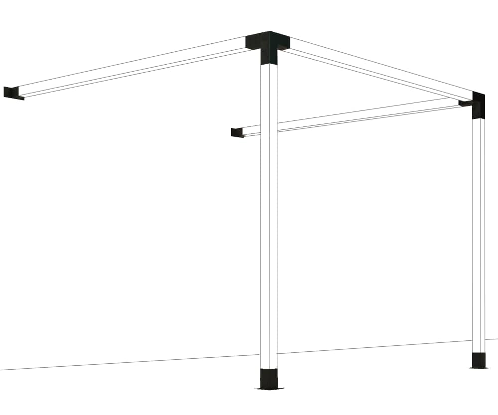 WALL MOUNT DIY PERGOLA KIT